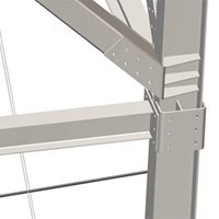 Screw‐fixable, extremely rigid structure.